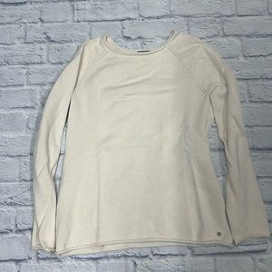 Eddie Bauer white sweater